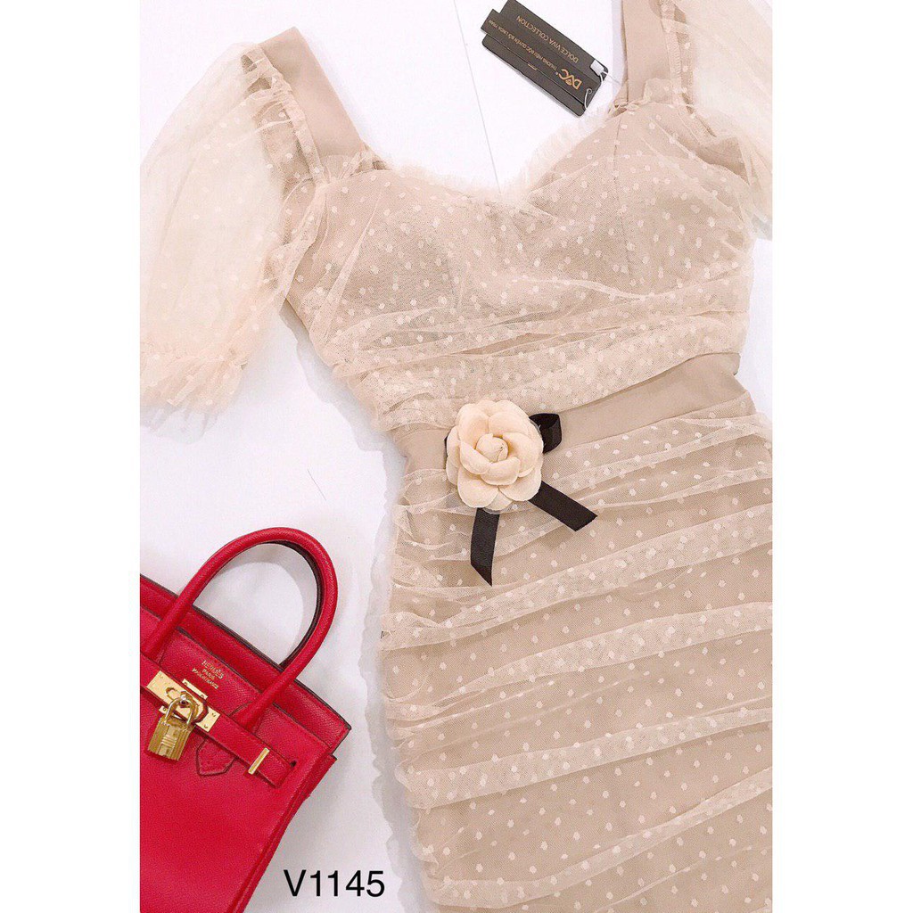 [ xả kho ] MiD Đầm dự tiệc umi đáp ren V1145 Mie Design kèm ảnh thật