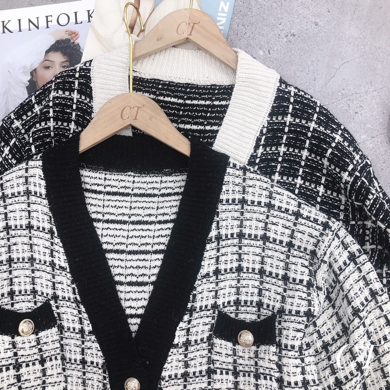 Áo Cardigan Len gạo 4 khuy