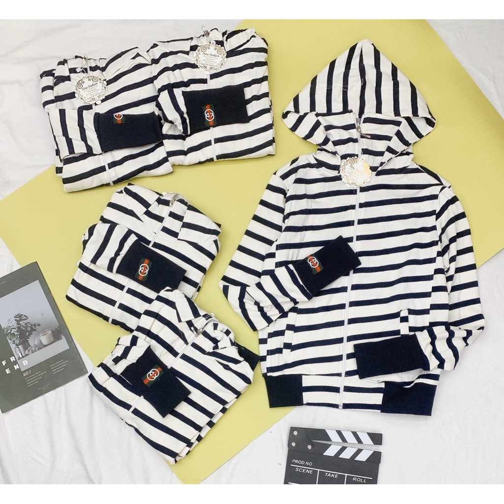 Áo Khoác Nỉ Sọc 954