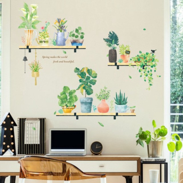 (NHIỀU MẪU, GIÁY DÀY) decal dán tường, TRANH DÁN TƯỜNG trang trí phòng bếp, phòng khách, decor tủ lạnh, tủ đồ