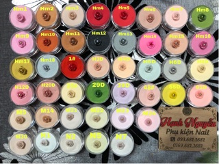 Giá sỉ bột Nặn hoa - Đắp Phom móng 100gr/1 mầu