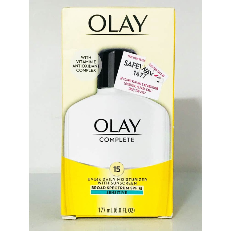 Kem dưỡng ẩm chống nắng Olay Complete Sensitive SPF15 177ml