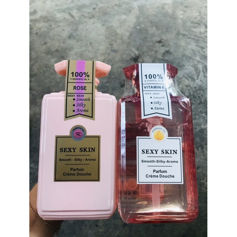 Sữa tắm nước hoa sexy skin hương thơm quyến rũ 600ml pháp