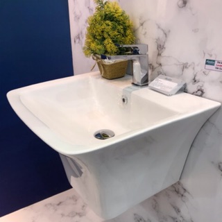 Chậu rửa mặt , lavabo treo tường Aqualem FT6002