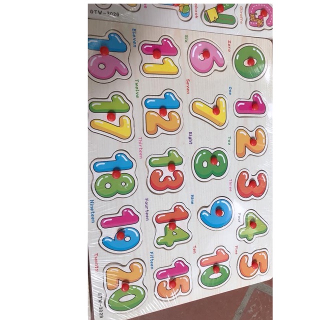 Bảng gỗ học tập cho bé