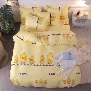 Bộ chăn ga gối poly nhập