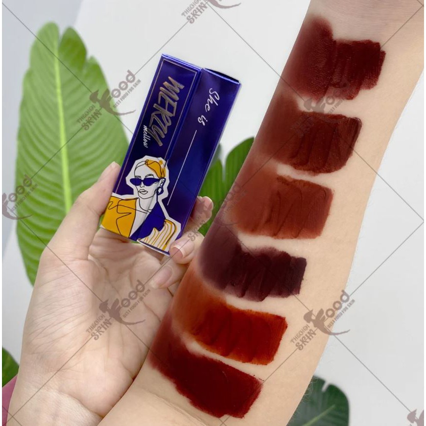 Ver Noir Son kem lì bền màu, lâu trôi Hàn Quốc Merzy Mellow Tint 4g (M1, M2, M6, M11)