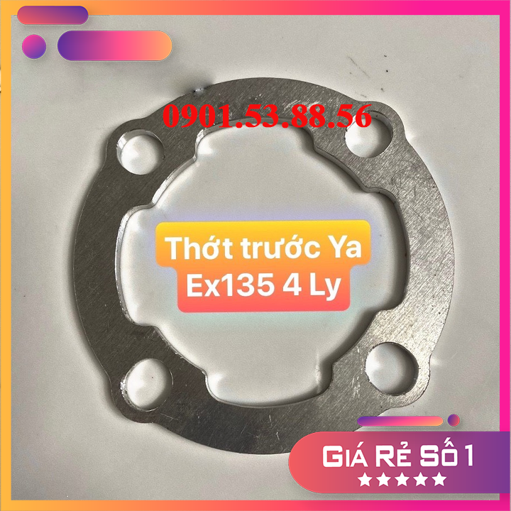 PÁT SAU - LÒNG THỚT EX135, EX150 nâng đĩa để giăn sheo 2 Piston đối xứng