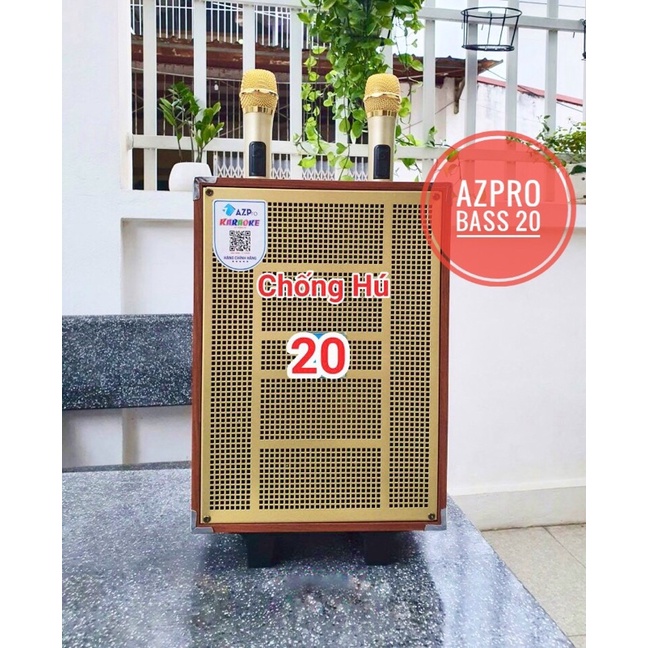 Loa kéo hát karaoke AZ8 Pro Bass 20 chính hãng