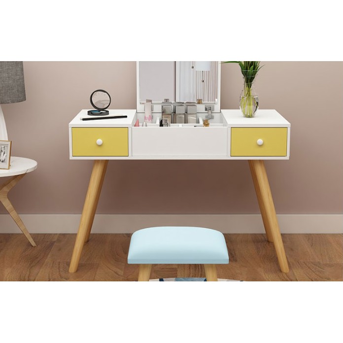 🍀 Bàn Trang Điểm Thông Minh Gương Lật Đa Năng 2 Ngăn Kéo GP43 | BigBuy360 - bigbuy360.vn