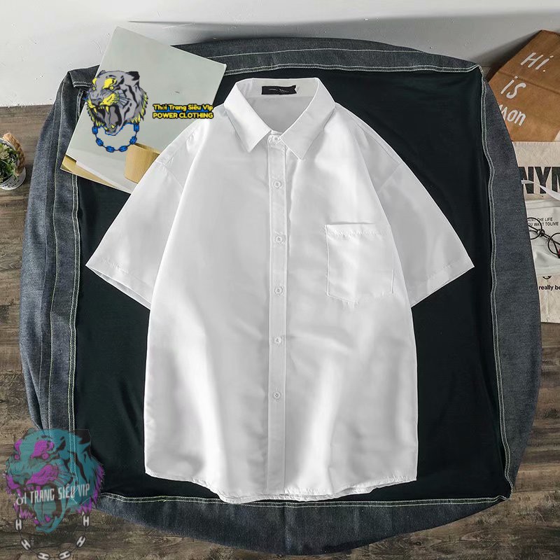 Áo Sơ Mi Phong Cách Hàn Quốc Ngắn Tay Dễ Phối Đồ | Sản Phẩm Mới Năm 2021