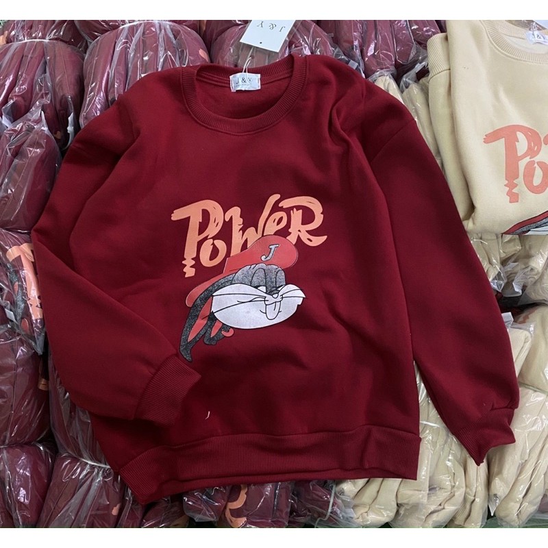 Áo nỉ bông 2 màu dành cho nữ | BigBuy360 - bigbuy360.vn