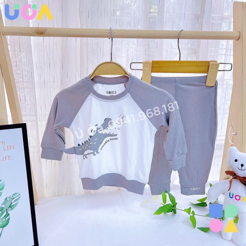 Bộ dài tay HRNEE  modal organic mềm mịn