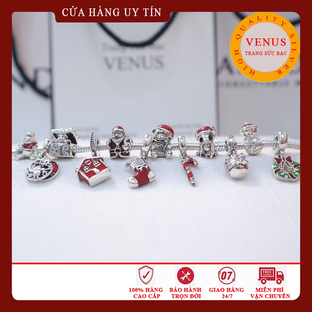 Charm Noel- Bộ sưu tập charm Giáng sinh- Trang sức bạc Venus