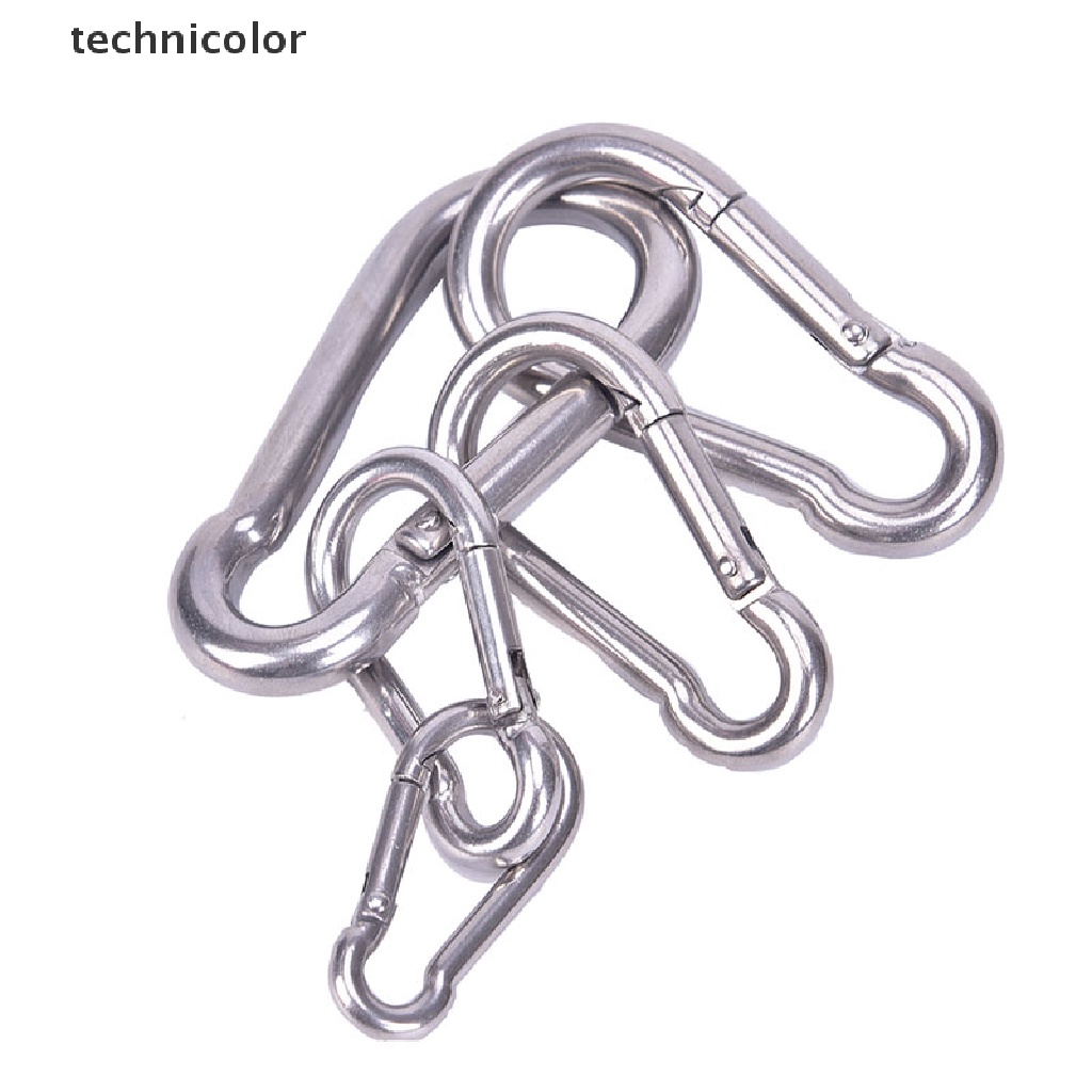 Móc Khóa Carabiner Bằng Thép Không Gỉ 304 Nhiều Màu Sắc