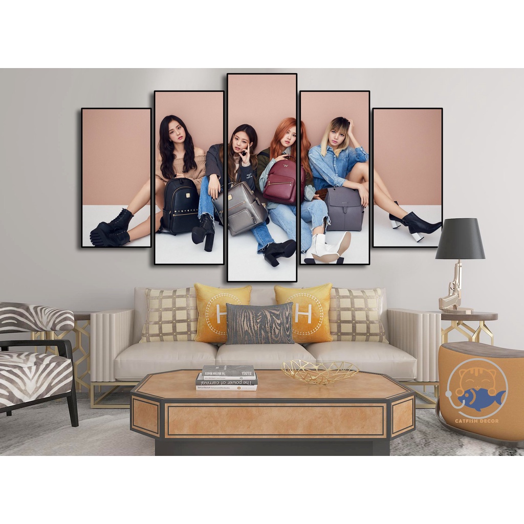 Tranh dán tường BLACKPINK - decor trang trí phòng - bộ 1