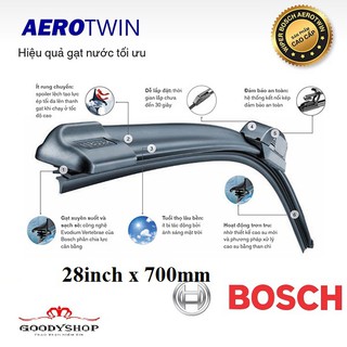 Gạt mưa cho xe ô tô Bosch AeroTwin 28 inch –700mm