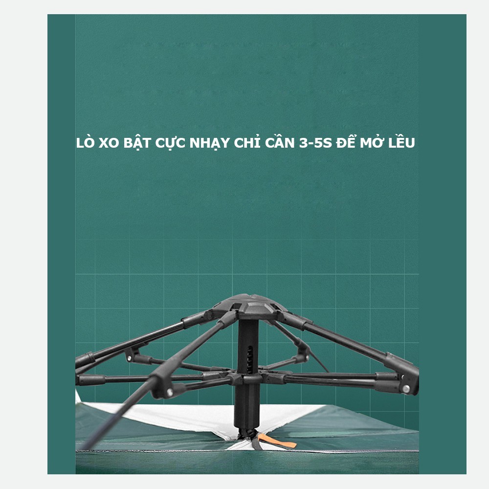Lều cắm trại dã ngoại lò xo. Lều tự bung cao cấp | BigBuy360 - bigbuy360.vn