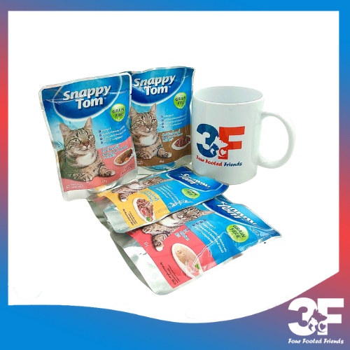 Pate Thức Ăn Ướt Snappy Tom Cho Mèo Trưởng Thành - Gói 85G