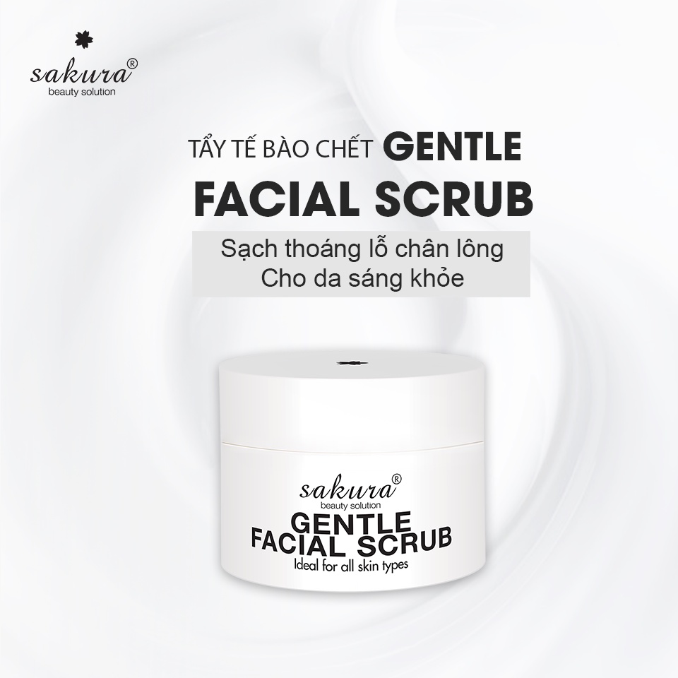 Kem Tẩy Tế Bào Chết Sakura Gentle Facial Scrub