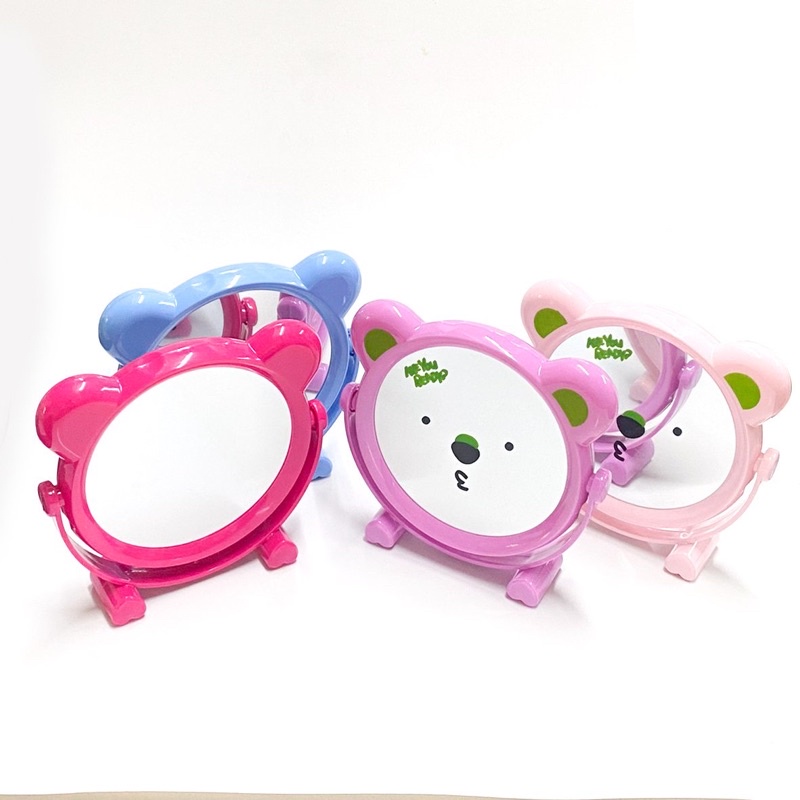 Gương trang điểm ✨ FREESHIP ✨ để bàn hai mặt hình gấu cute