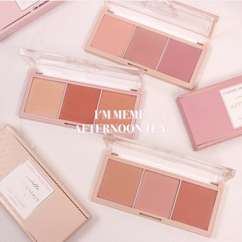 Má Hồng I'm Meme l'm Afternoon Tea Blusher Palette