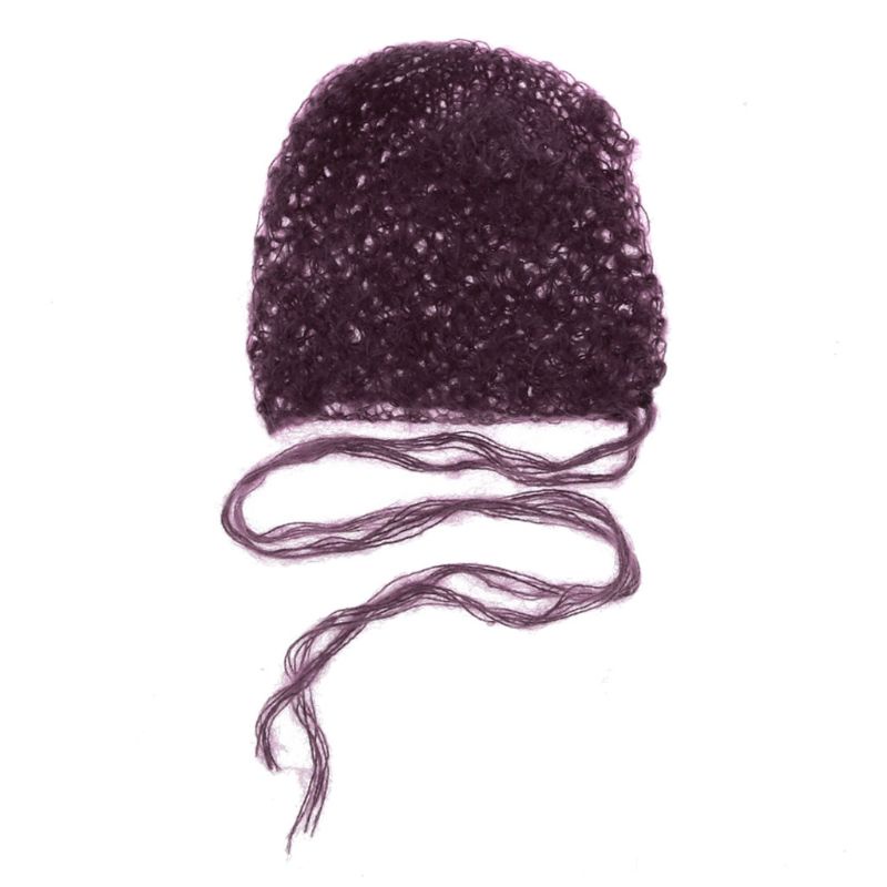 Mohair Dệt Kim Thủ Công Làm Phụ Kiện Chụp Ảnh Cho Bé Sơ Sinh