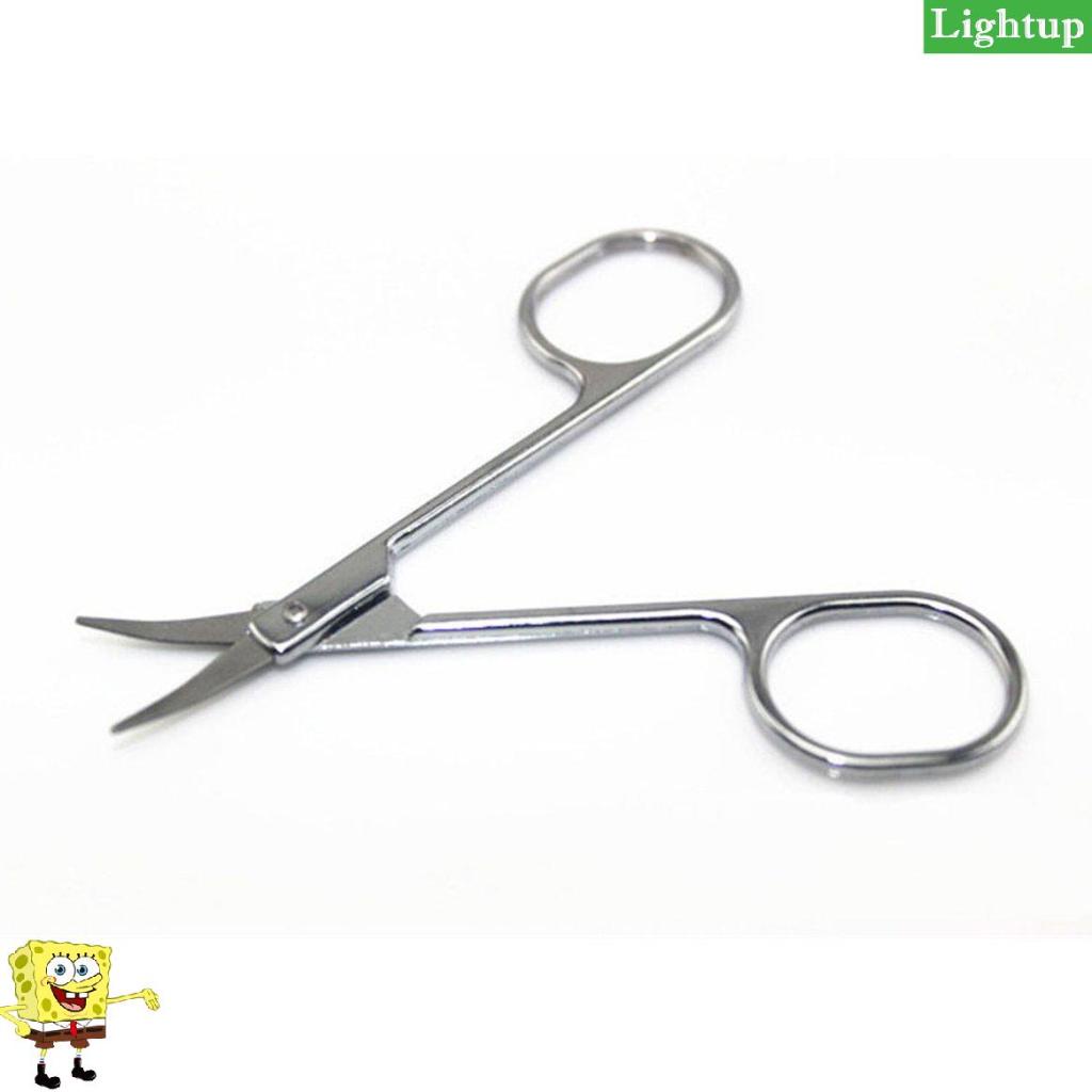 Kéo cắt tóc mũi Máy cắt lông mày nhỏ Kéo trang điểm bằng thép không gỉ