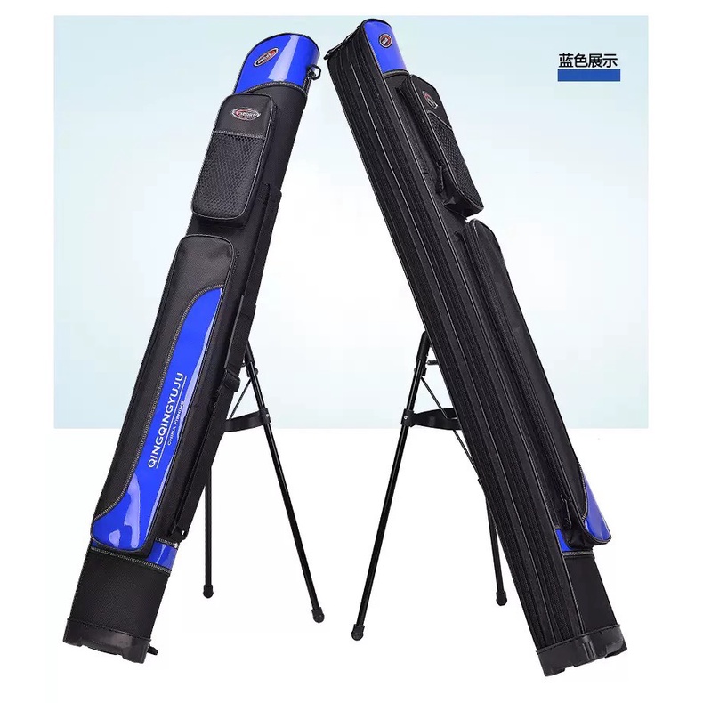 Bao Đựng Cần Câu Cá Có Chân Dài 125cm Túi Đựng Cần Chất Liệu Vải PU Và Nhựa ABS Cao Cấp