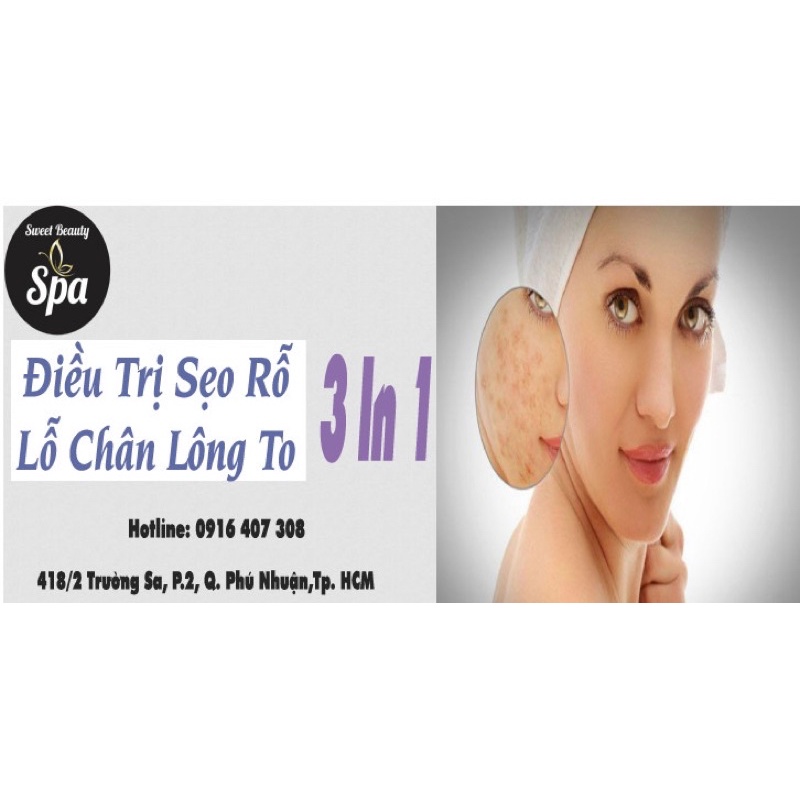 HCM Liệu trình rỗ -lỗ chân lông to