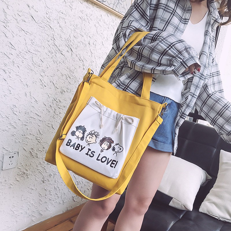 Túi Xách Nữ ,Túi Đeo Chéo tote vải bố đựng đồ canvas đeo chéo