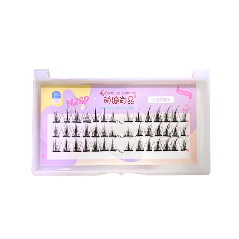 Lông Mi Giả 3D Dài 8-12mm Mềm Mại Nhẹ Nhàng Phù Hợp Cho Người Mới Bắt Đầu Trang Điểm
