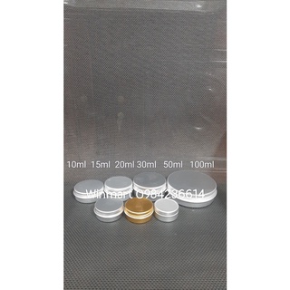 Hũ thiếc bạc 10ml - 100ml