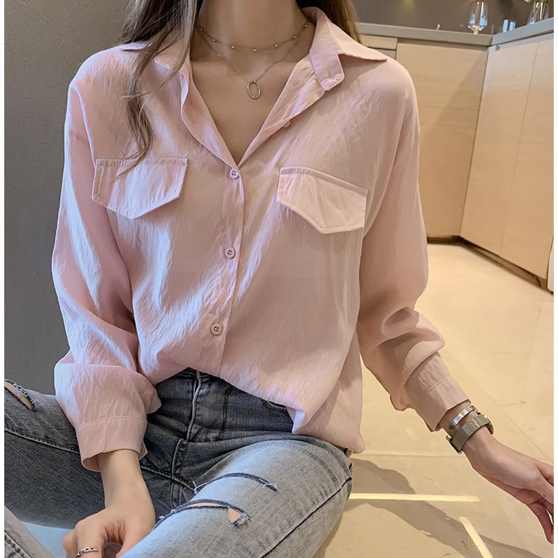 Women's top 2021 new Korean loose white shirt women's design sense niche top medium length T-shirt fashion