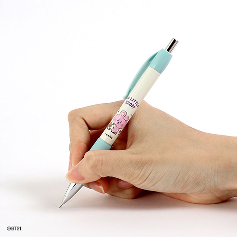 Bút chì 0,5mm có in hình bt21 bts