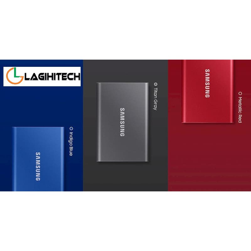 *LAGIHITECH* ( NEW) Ổ Cứng Di Động SSD Samsung T7 NON Touch USB Type C - Chính Hãng Samsung - Bảo Hành 3 năm - 2TB