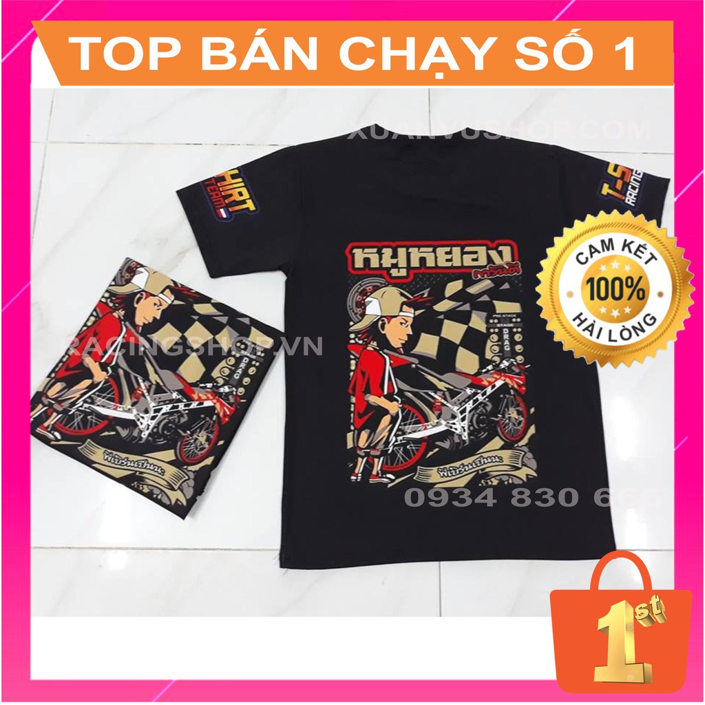 [ T-Shirt Racing Team ] Áo Drag Cực Thoáng Mát - BẢO HÀNH Vĩnh Viễn