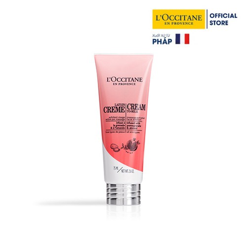 Kem tẩy tế bào chết dạng kem cho mặt Cream to-Milk Facial Exfoliator 75ml L'occitane