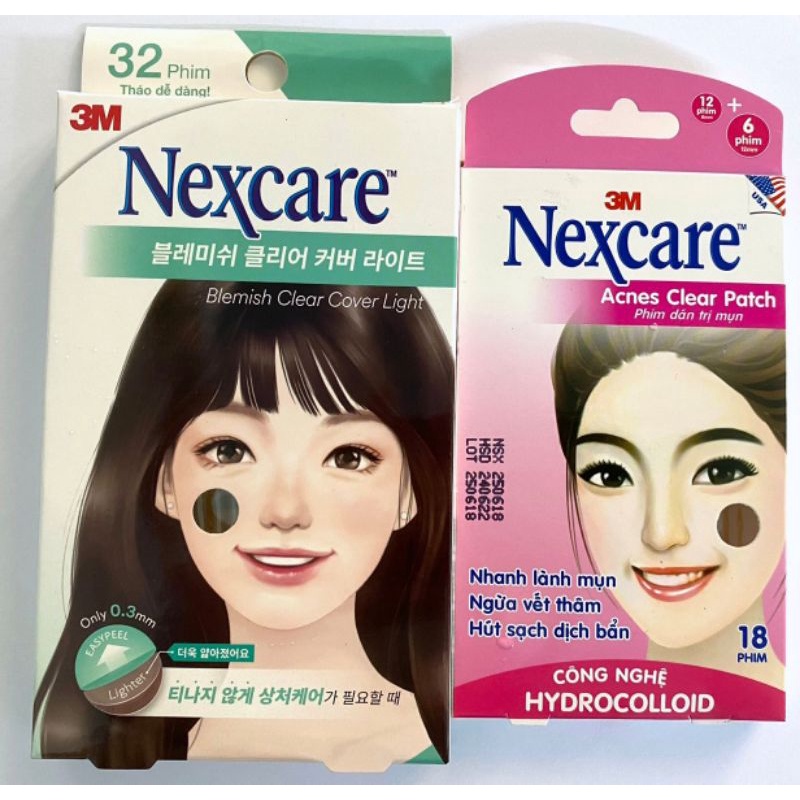 [Combo 2 hộp] Phim dán mụn 3M Nexcare