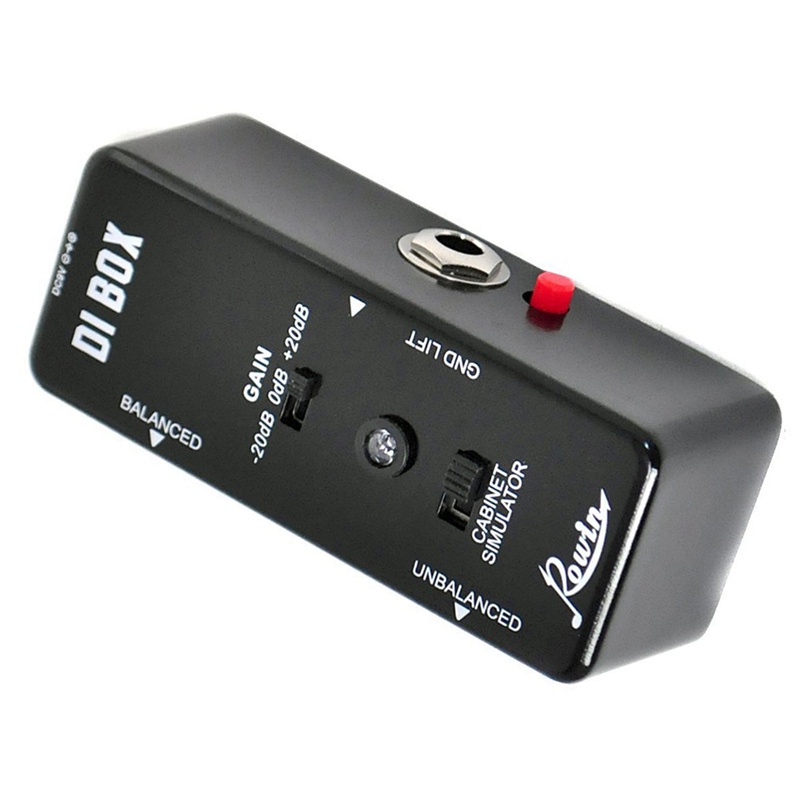 Phơ Đàn Guitar Rowin DI BOX LEF-331 Micro-DI Với Hiệu Ứng Cab Và Gain