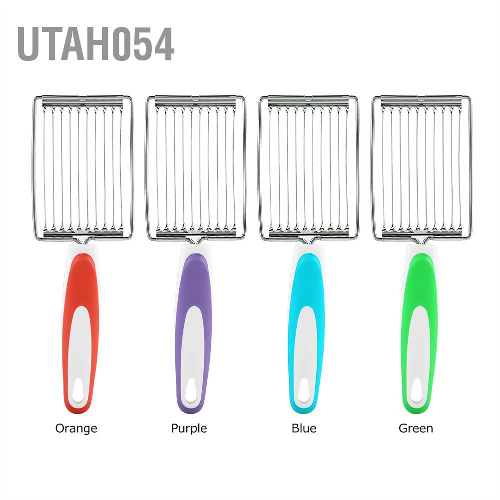 [Hàng Sẵn] Stainless Steel Luncheon Meat Cutter Ham Fruit Tomato Cheese Kitchen Soft Food Cutting Tool【Utah054】