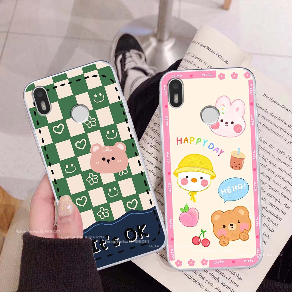 Ốp lưng Vsmart JOY 1 happy day, gấu bear dễ thương - BỀN - ĐẸP -BAO GIÁ TOÀN THỊ TRƯỜNG