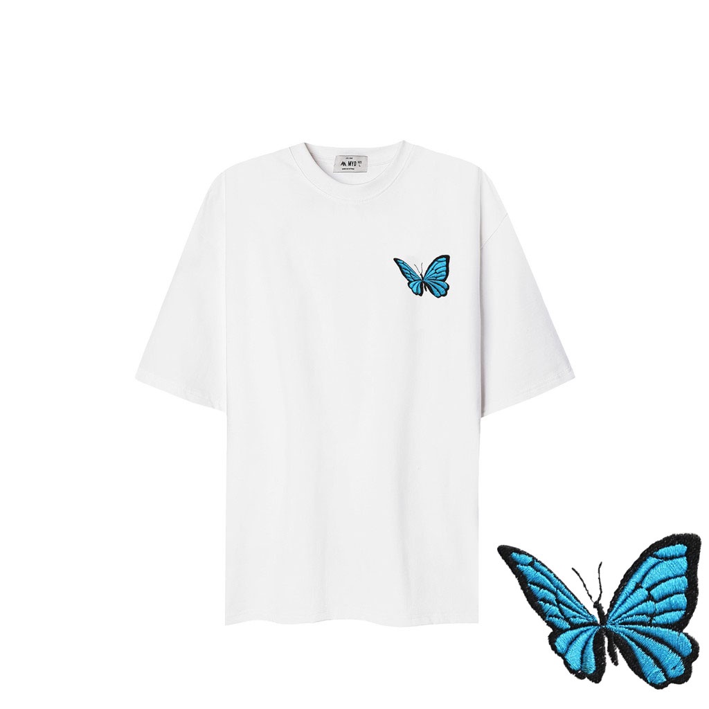 Áo Thun Local Brand MYO Vải Cotton Thêu E-Butterfly