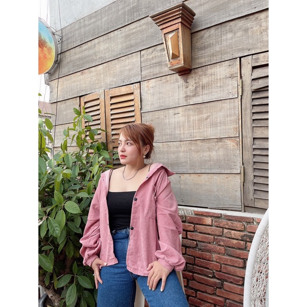 Áo sơ mi nhung tăm unisex from rộng 55-80kg