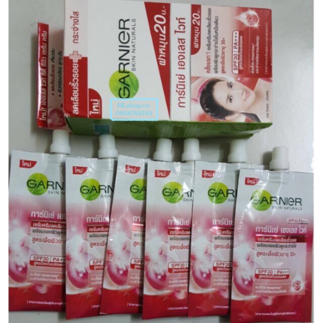 Kem Dưỡng Da Chống Nắng Garnier Skin Naturals SPF 30/PA++ĐỎ CAO CẤP Thái Lan