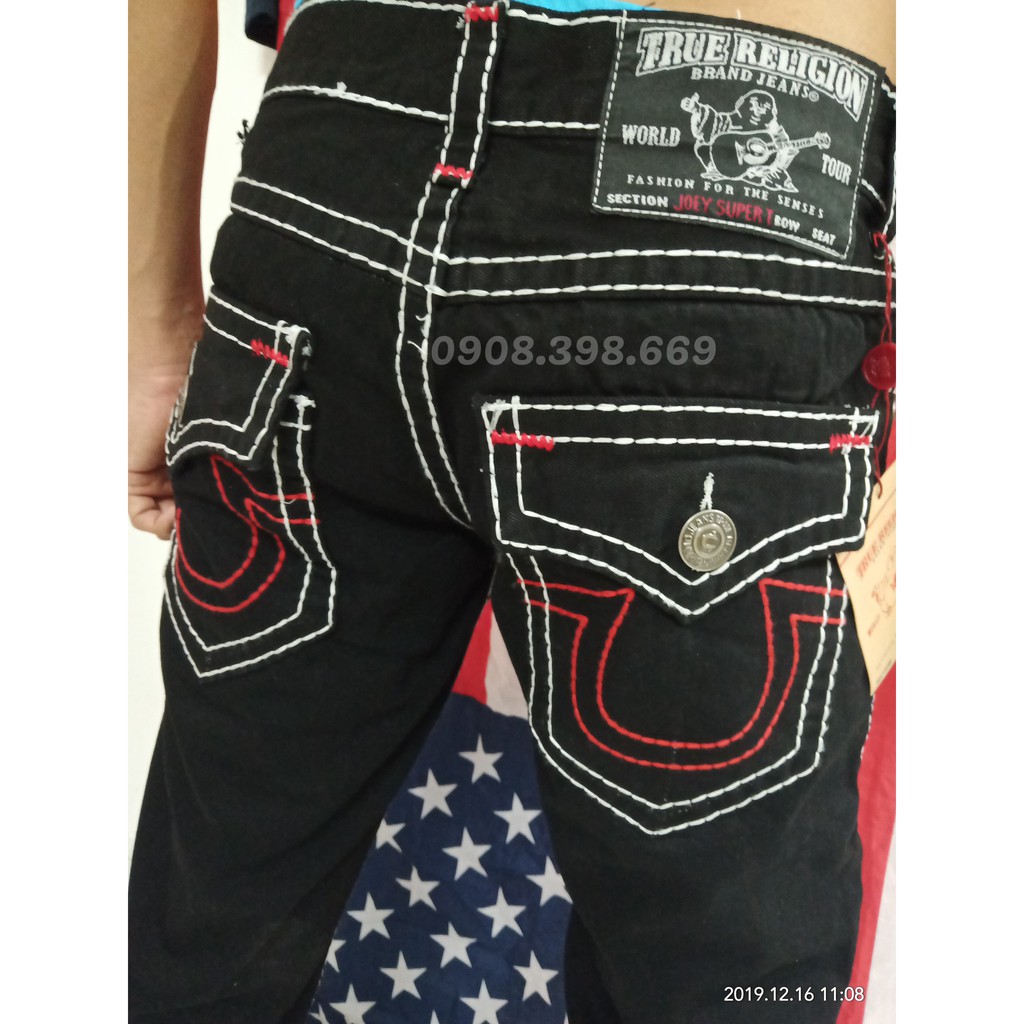 Quần jean true religion chính hãng quần jean ông địa hình ảnh thật