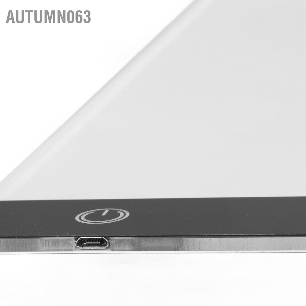 Hộp ánh sáng LED Tracer Truyền hiệu quả Ánh trắng mềm USB Sạc Tracing Pad siêu mỏng A4 để ghim 337 x 237 x 3,5mm Autumn063