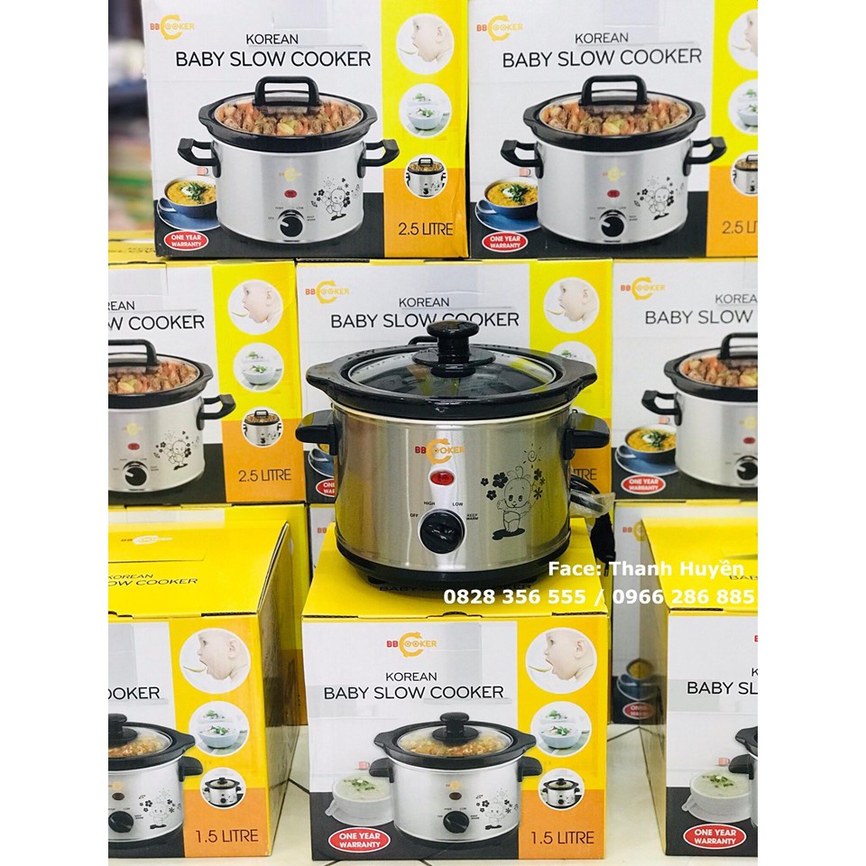 Nồi nấu chậm Hàn Quốc BBCooker loại 1.5L