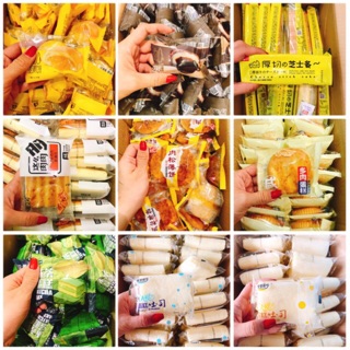 Thùng 1Kg Bánh Tươi Đài Loan (Mix đủ vị)