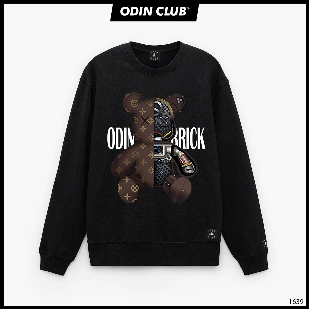 Áo Sweater Oversize OD Brick Bear, Áo Sweater Nỉ Unisex Form Rộng ODIN CLOTHING